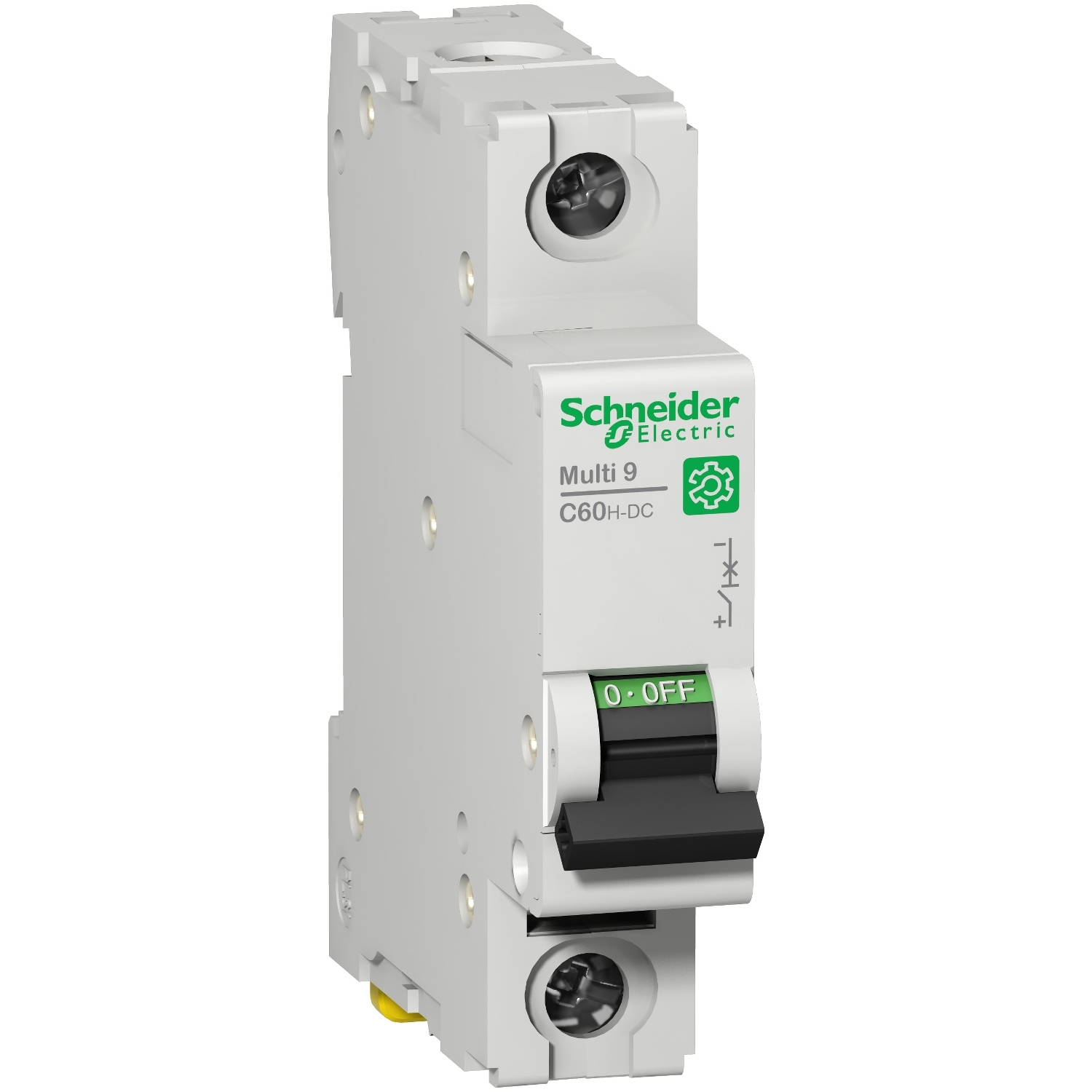 Schneider Electric Supplementary Thermal Magnetic Circuit Breaker; 1-Pole; 6A; 12-250VDC; Lever; Box Lug Terminal; C Trip Curve; UL 1077